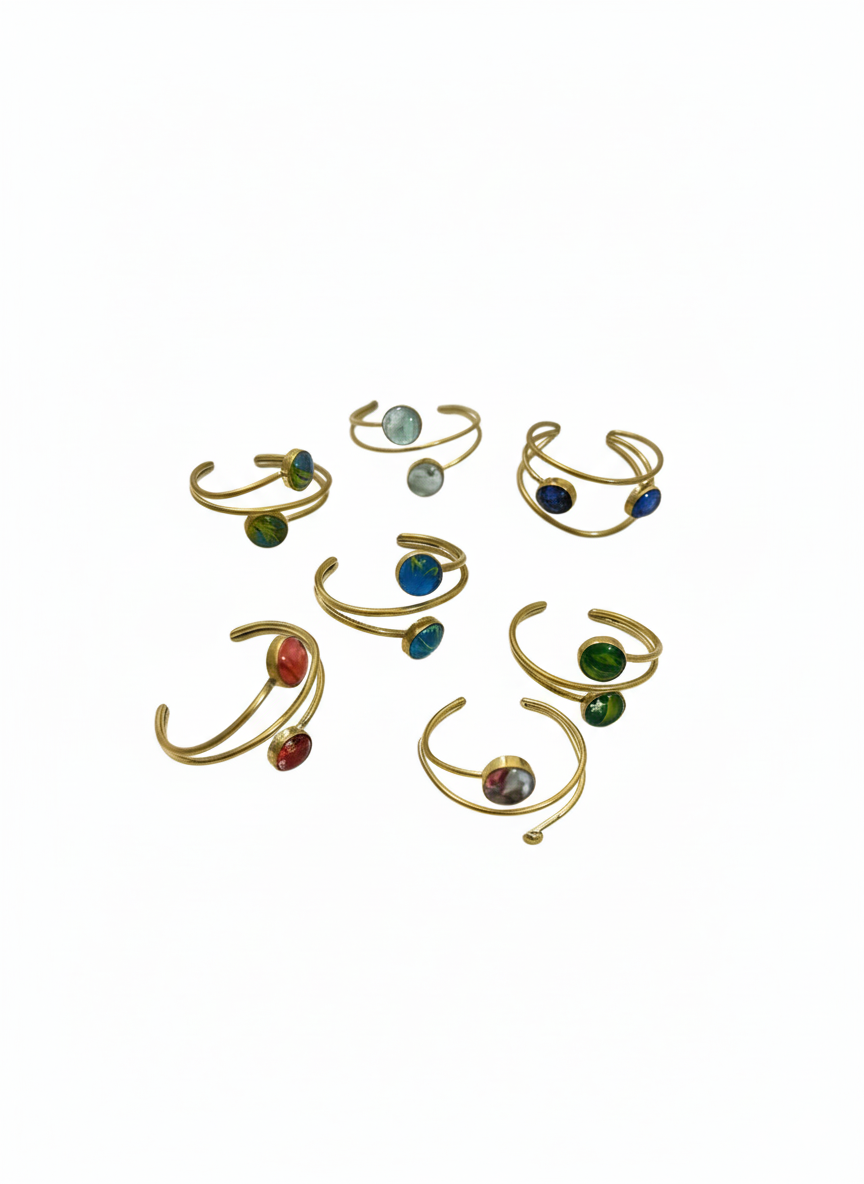 Radiance Brass Bangles